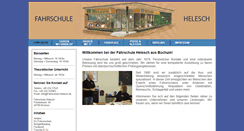 Desktop Screenshot of fahrschule-helesch.de